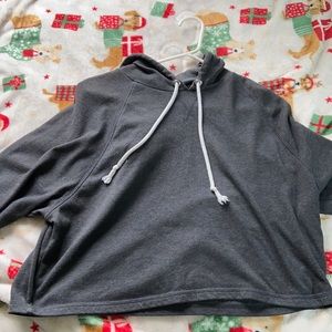 Grey long sleeve hoodie,size large,brand is h&m